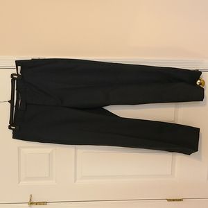 Perry Ellis Mens Portfolio Classic-Fit Flat Front Sharkskin Pant Blue 32x29 NWT